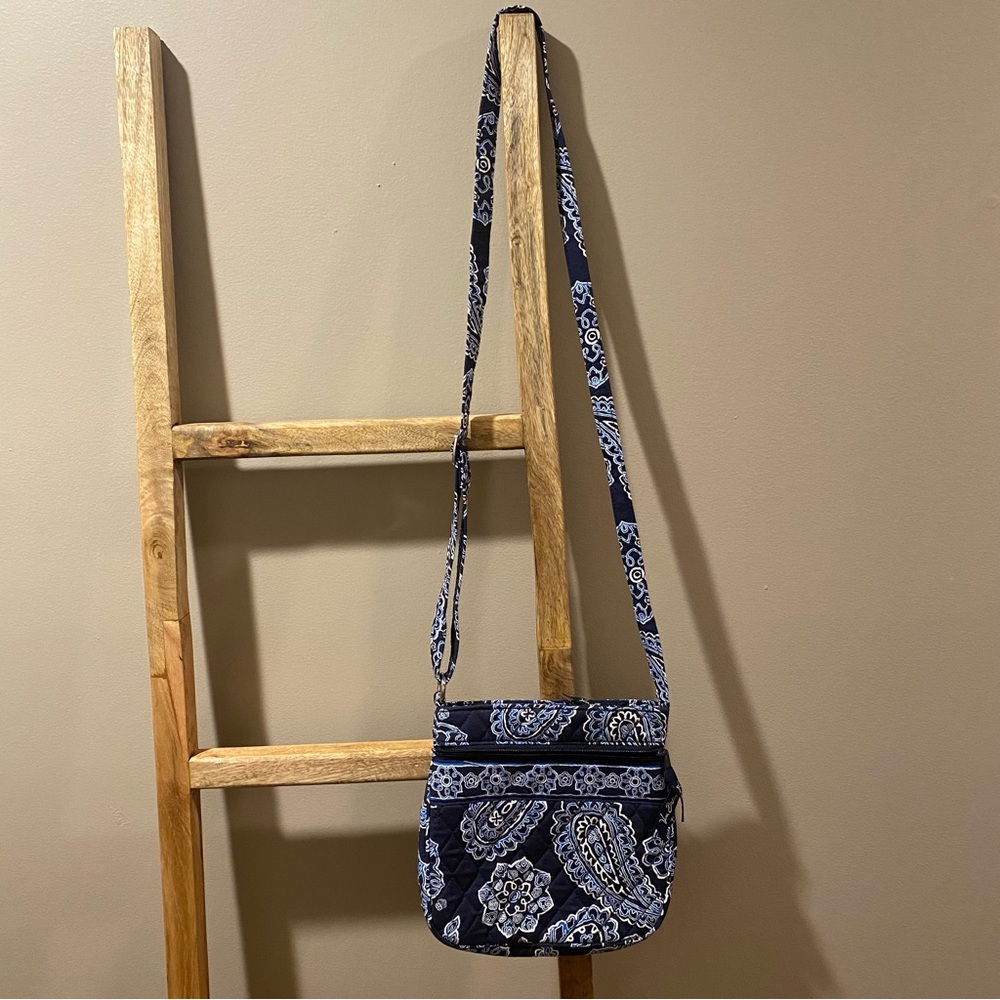 Vera Bradley Blue Paisley Crossbody Bag